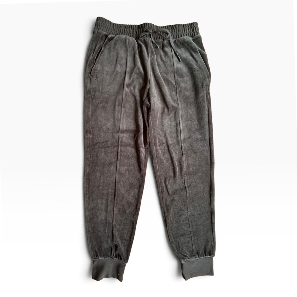Club Monaco Velour Navy Blue Joggers Medium NEW! $130